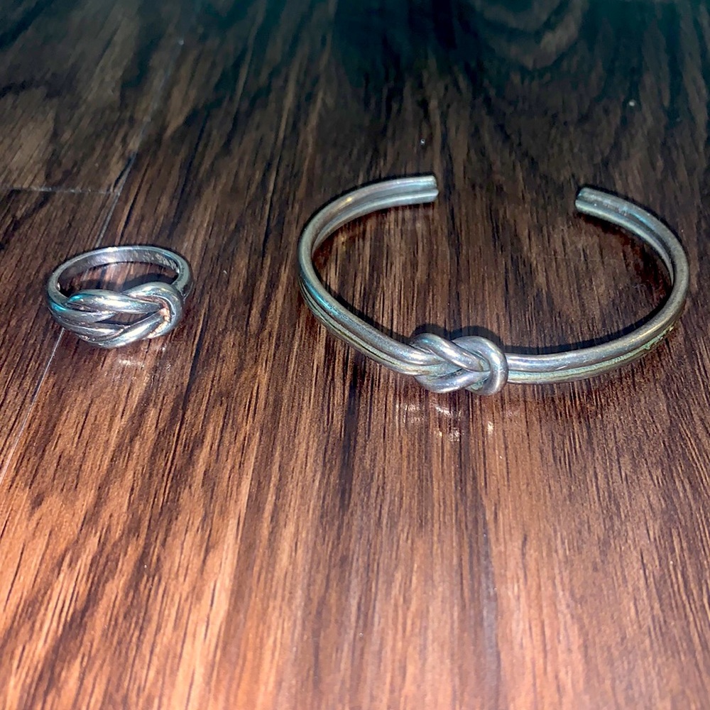 James Avery Lover’s Knot Bracelet & Matching Ring